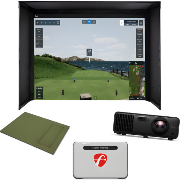 FlightScope Mevo+ Launch Monitor with Carl’s Place SimStudio COMPLETE Package