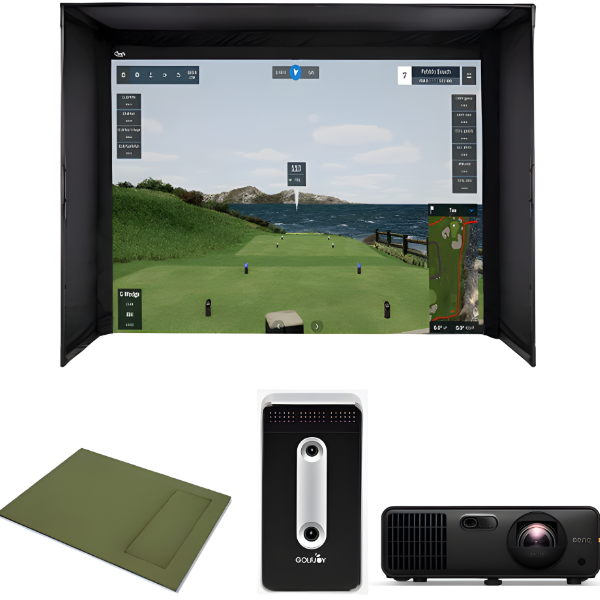 GolfJoy GDS Pro Launch Monitor with Carl’s Place SimStudio COMPLETE Package