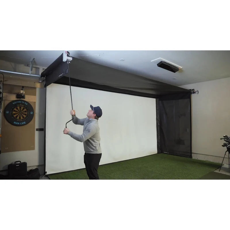 Home Golf Studio Bundle Enclosure with Mat & Mevo+
