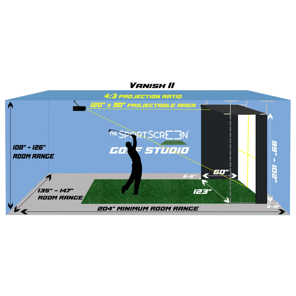 SportScreen Vanish 11 The World's First Retractable Golf Enclosure