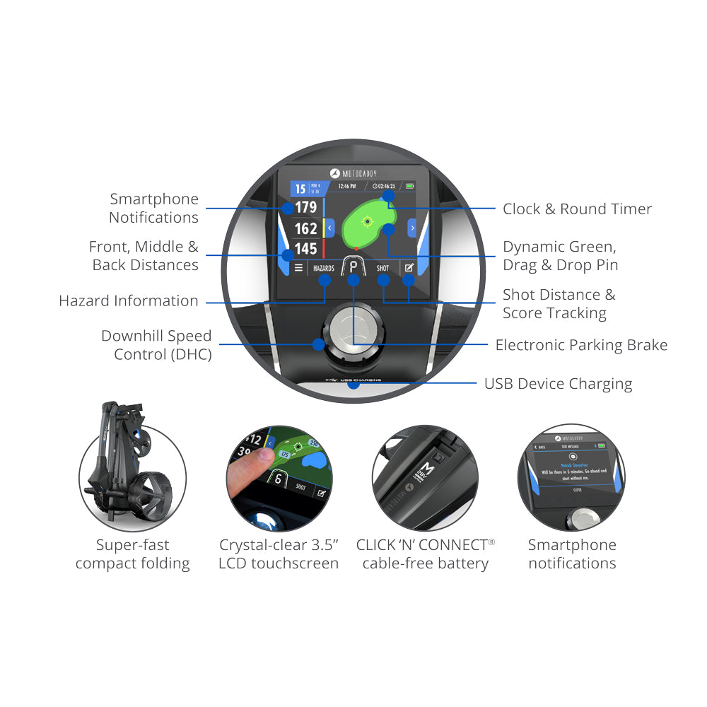 Motocaddy M5 GPS DHC Electric Caddy