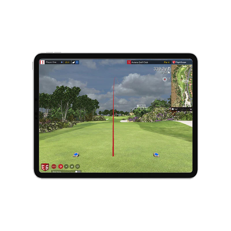 Home Golf Studio Bundle Enclosure with Mat & Mevo+