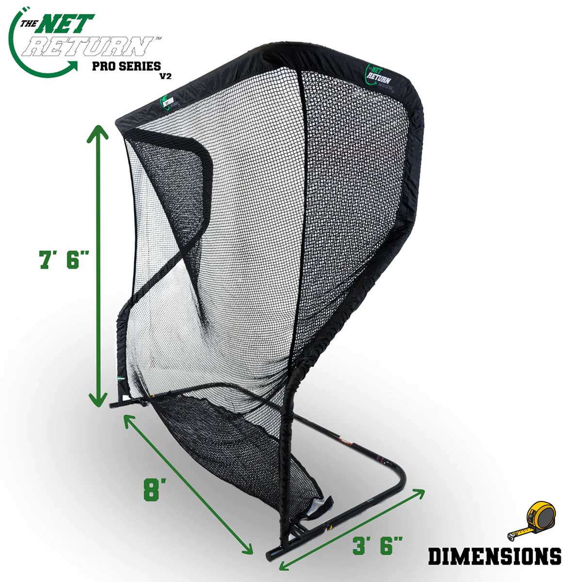 The Net Return V2 Golf Hitting Net