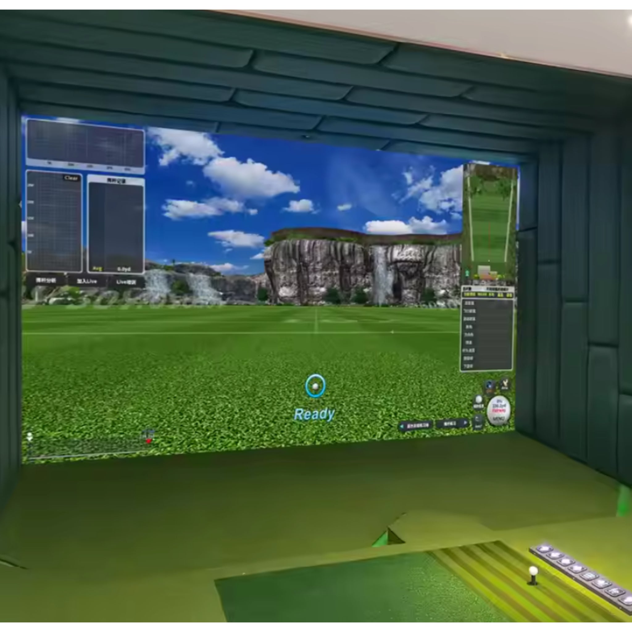 FlexTrack Pro Movable Golf Simulator