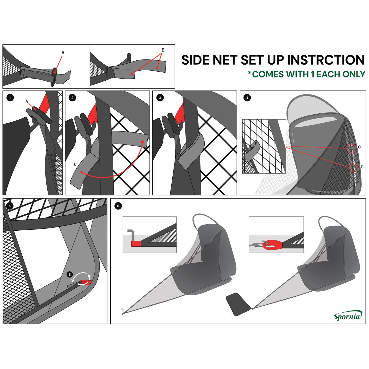 Spornia Side Net Extension