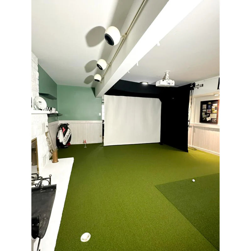 Home Golf Studio Bundle Enclosure with Mat & Mevo+