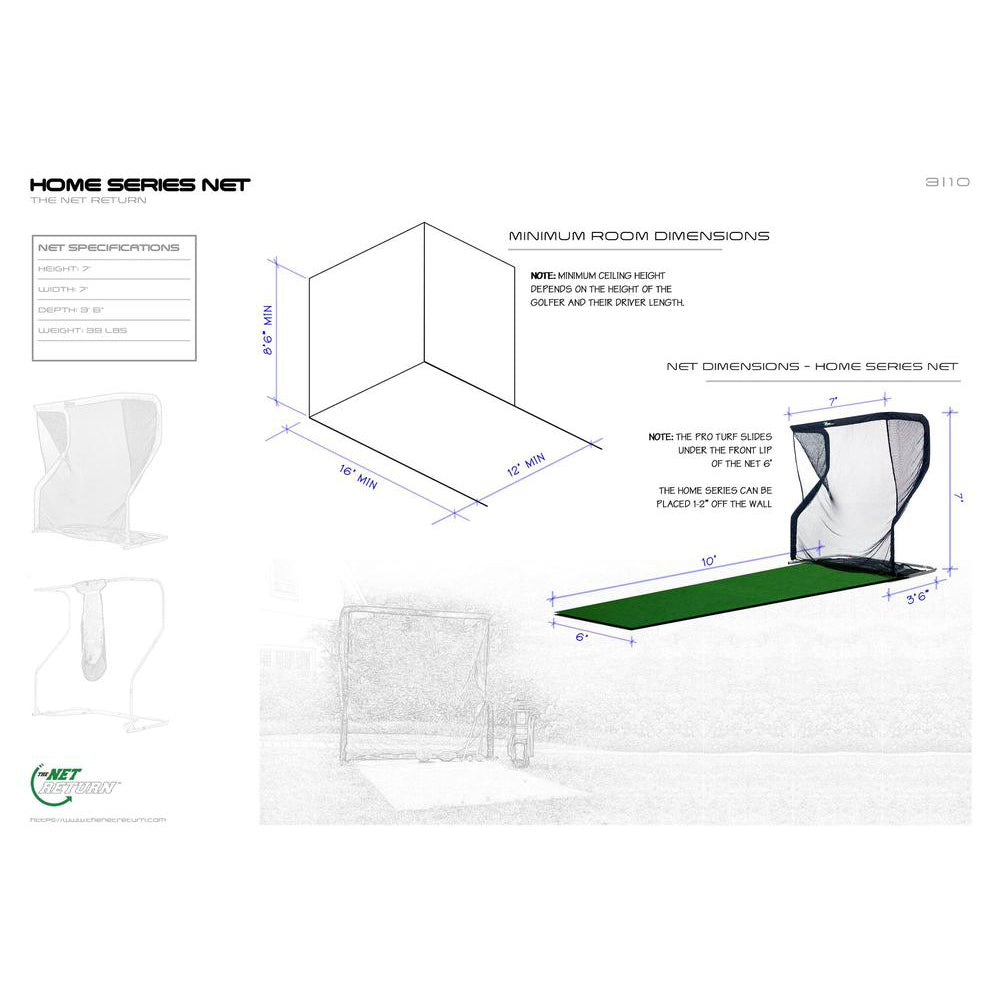 The Net Return Series V2 Golf & Multisport Net Only / Package Options