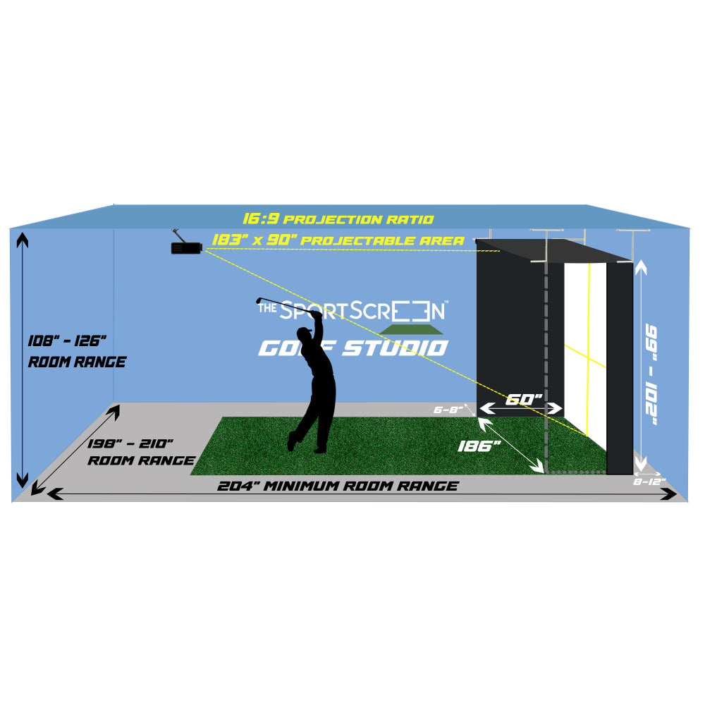 SportScreen Vanish 16 The Ultimate Retractable Golf Enclosure