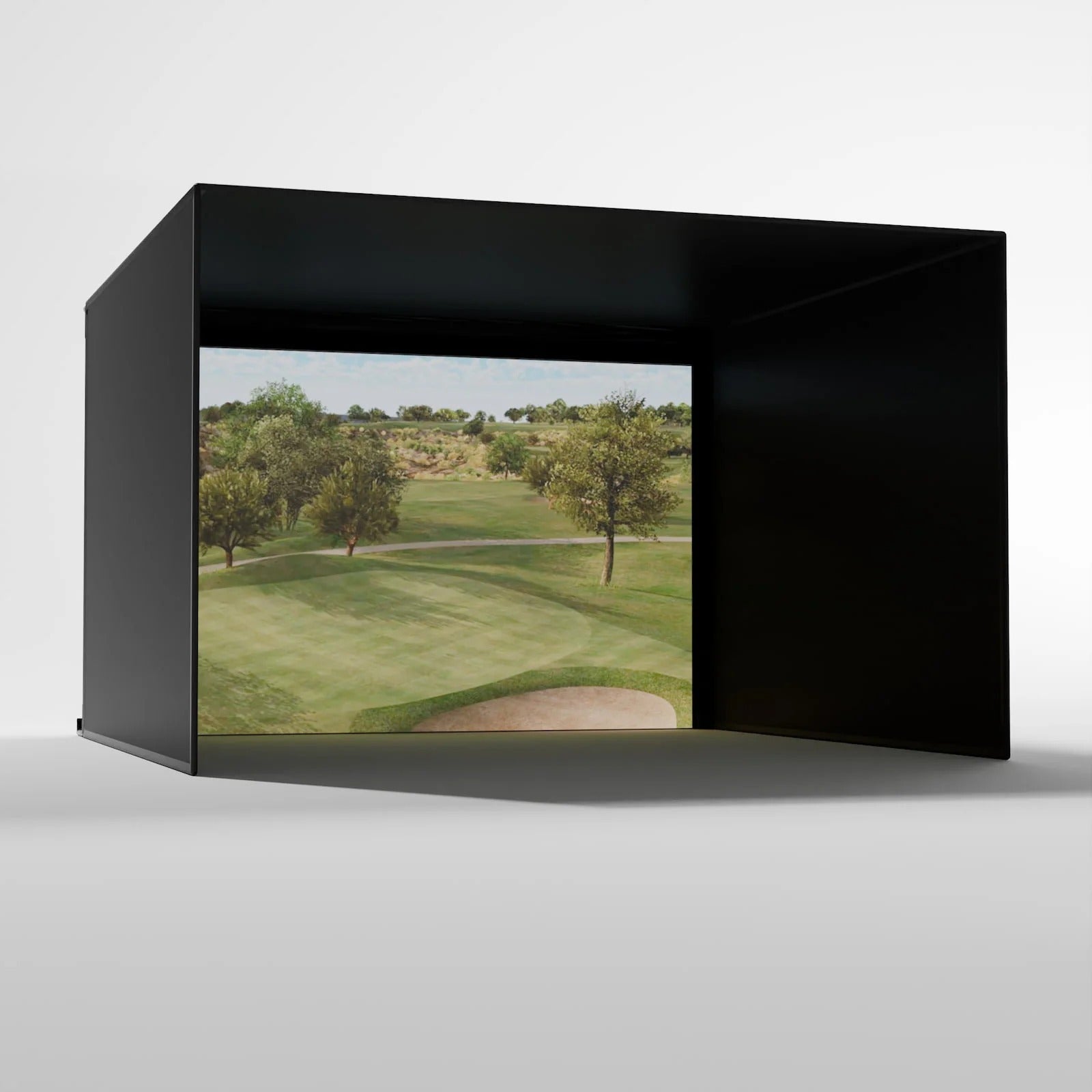 Ultimate Golf Simulator Bundle: Enclosure, HotShot Mat, BenQ Projector & GC3S Launch Monitor